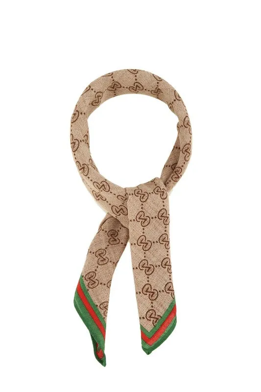 Regular Pattern Print Scarf