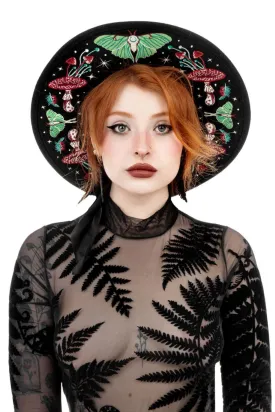 Restyle - Autumnal Equinox - Wide Brim Witchy Hat
