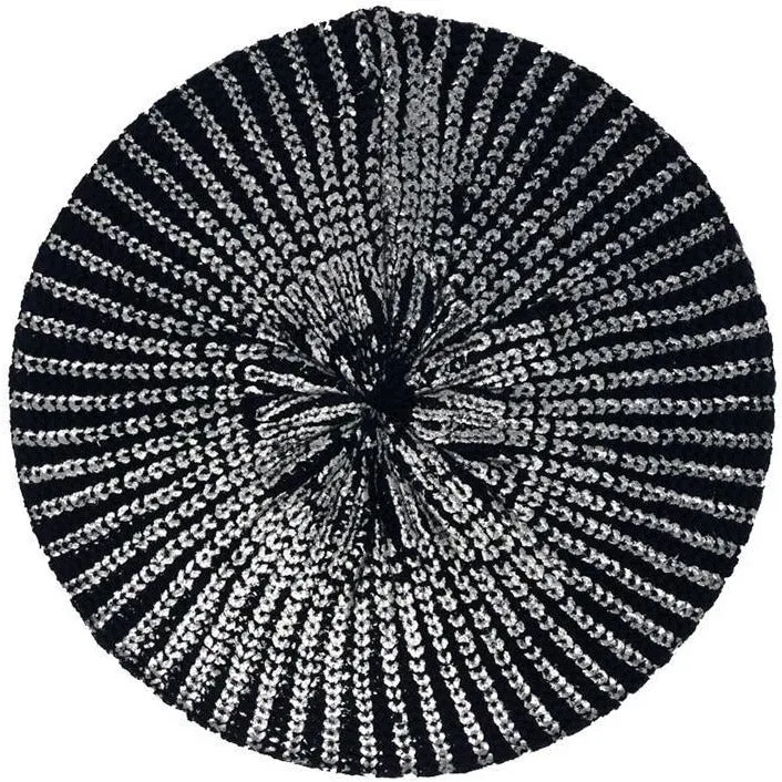 Revaz Metallic Knit Snood Lined