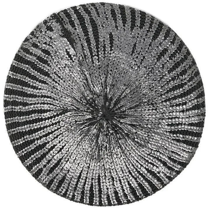Revaz Metallic Knit Snood Lined