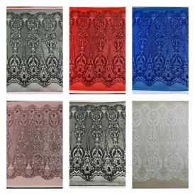 SMALL SEQUIN DAMASK (By The Yard)