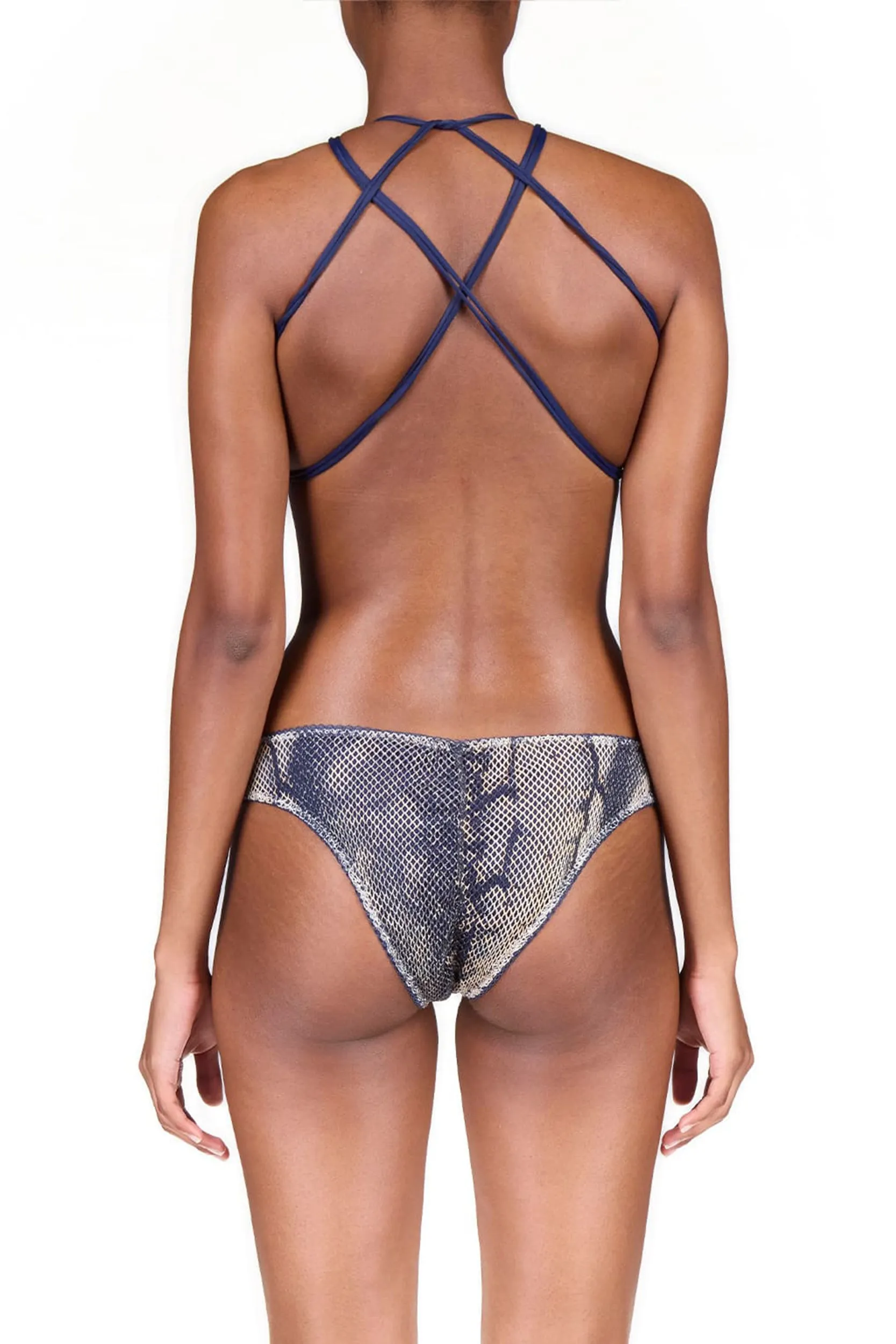 Snake Netting Micro Bikini Top