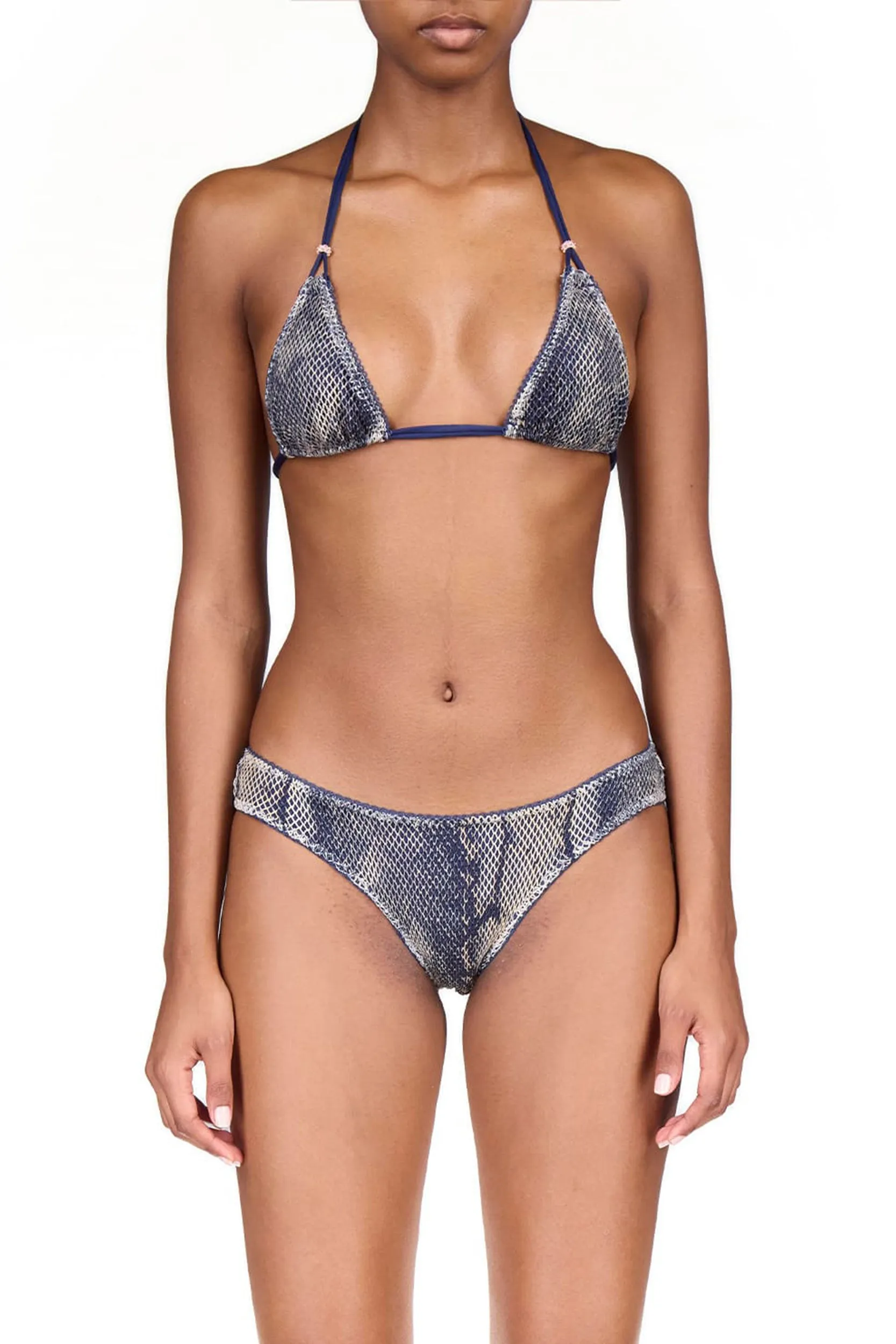 Snake Netting Micro Bikini Top