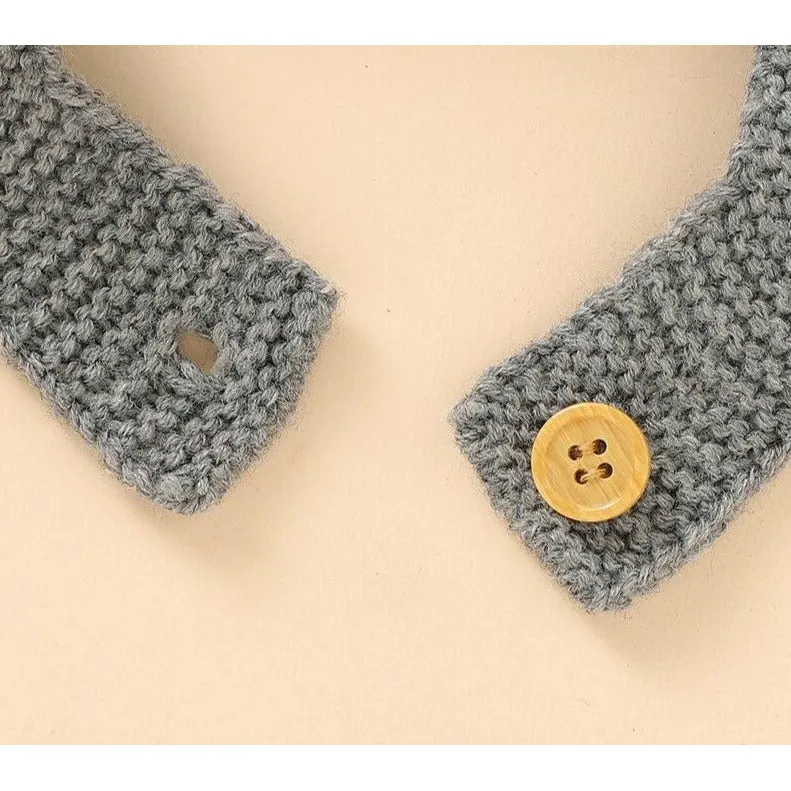Stripe Pompom Hat with Earflaps
