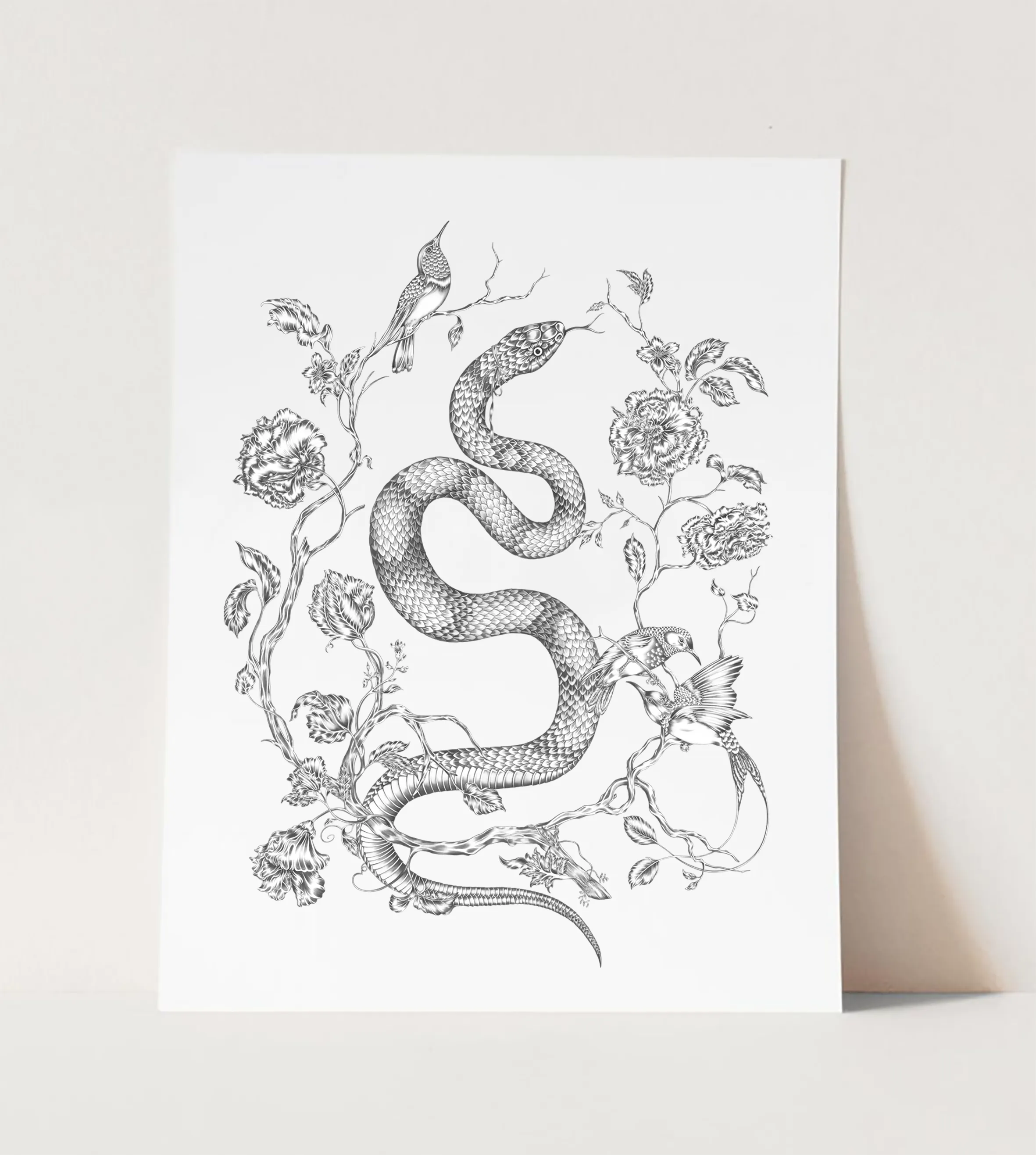 Totem Snake, Art Print