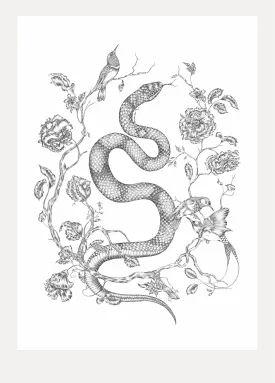 Totem Snake, Art Print