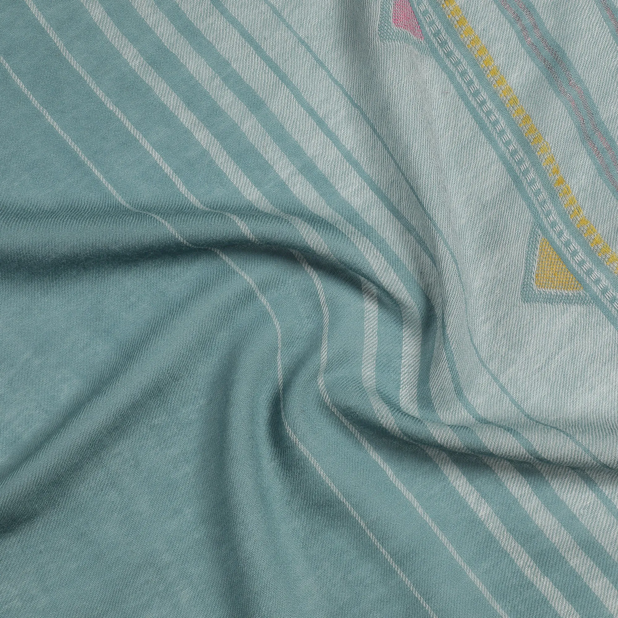 Triangle Dream Woolen Dobby Shawl