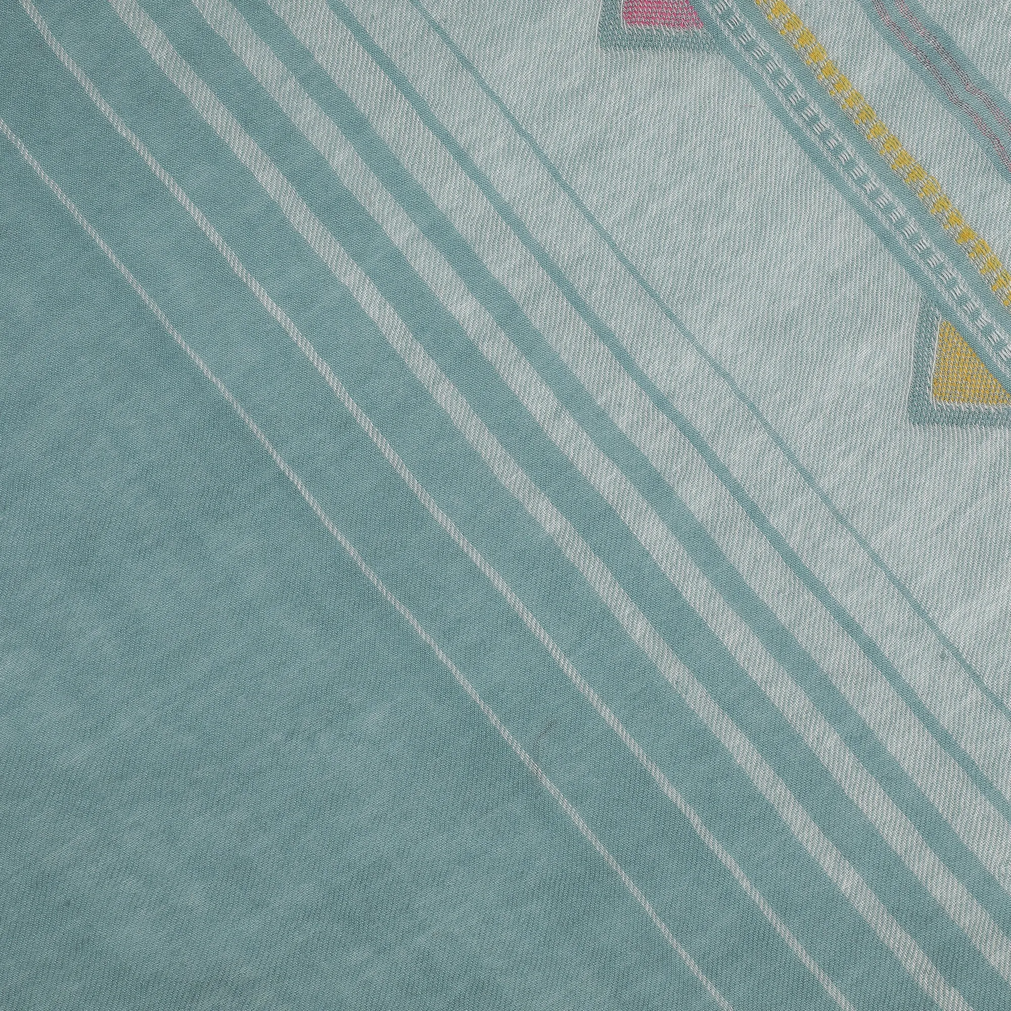 Triangle Dream Woolen Dobby Shawl