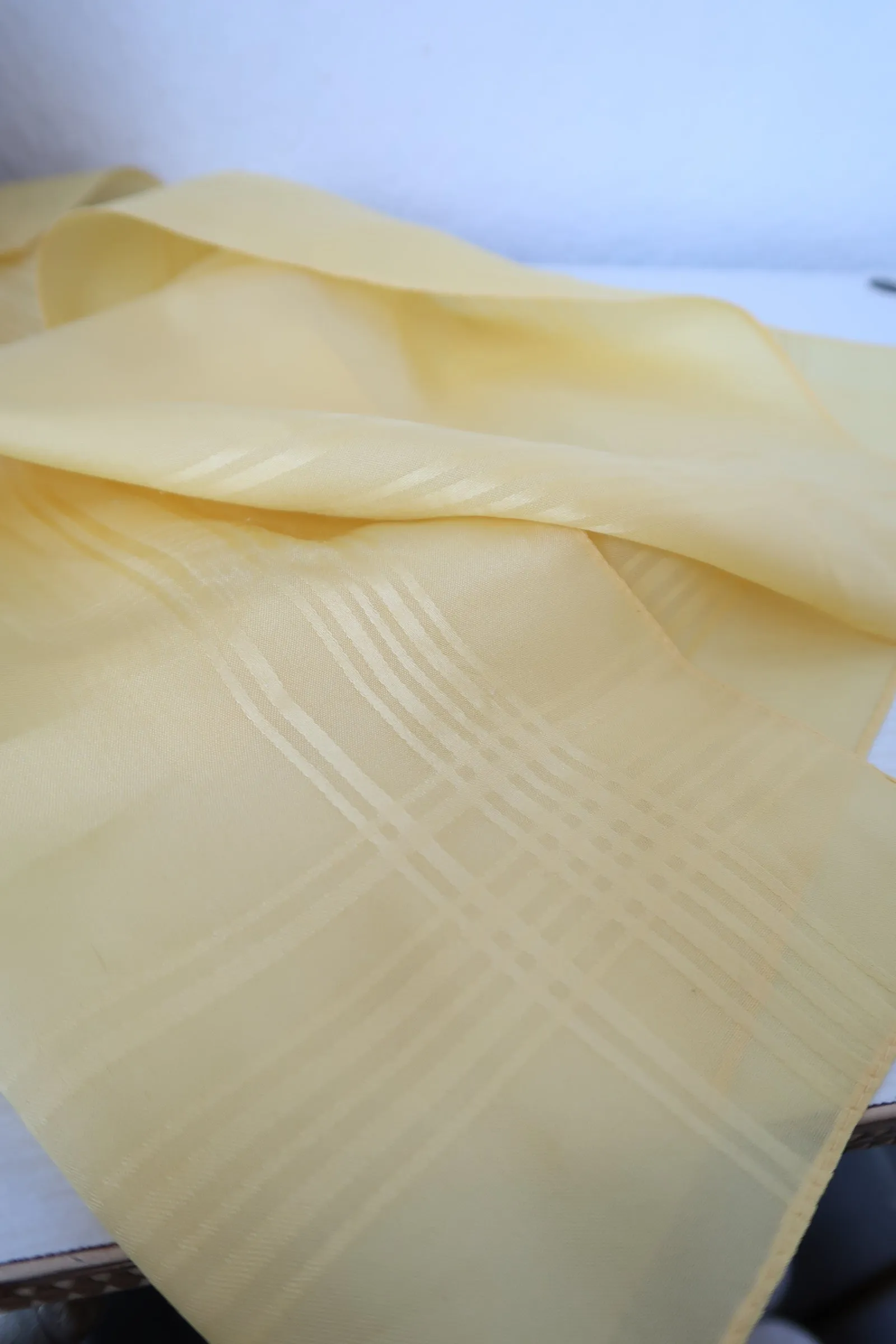 True Vintage Small Square Yellow Scarf