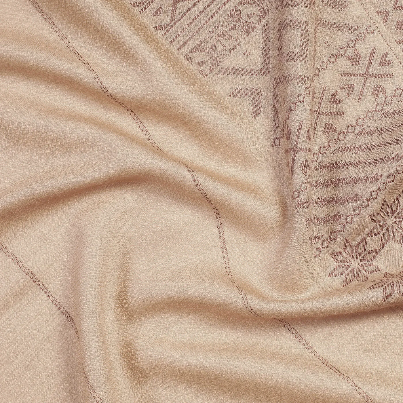 Veer D.Beige Wool Jacquard Lohi