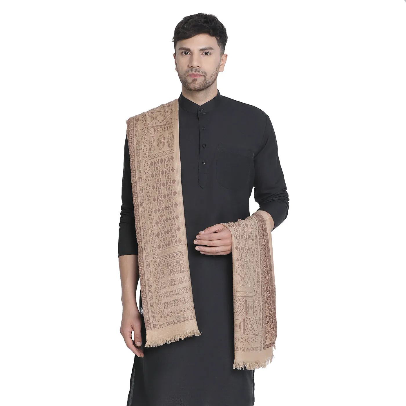 Veer D.Beige Wool Jacquard Lohi